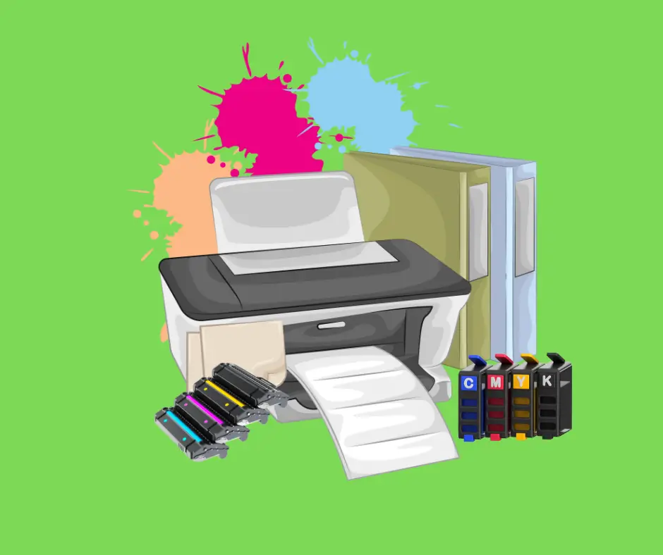 Side-by-side comparison of compatible and genuine toner cartridges highlighting quality and cost differences.