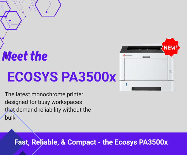 Kyocera PA3500x printer available with expert support and setup