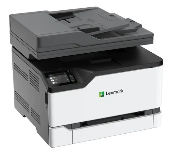 Lexmark CX331adwe compact colour multifunction laser printer for small office use.