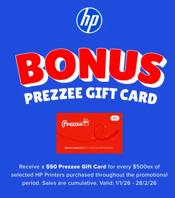 HP Bonus Prezzee Gift Card
