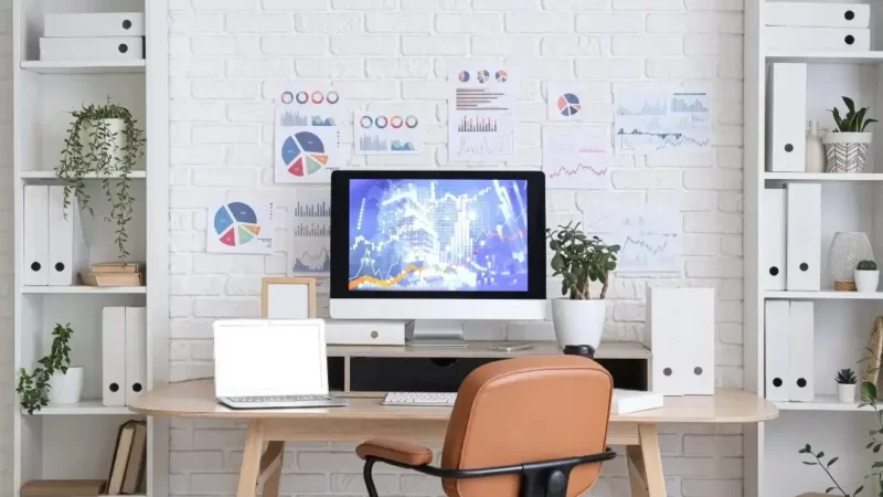 Lexmark MS431dw printer used in a busy office environment