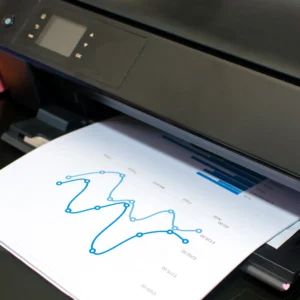 Office printer producing school administrative documents